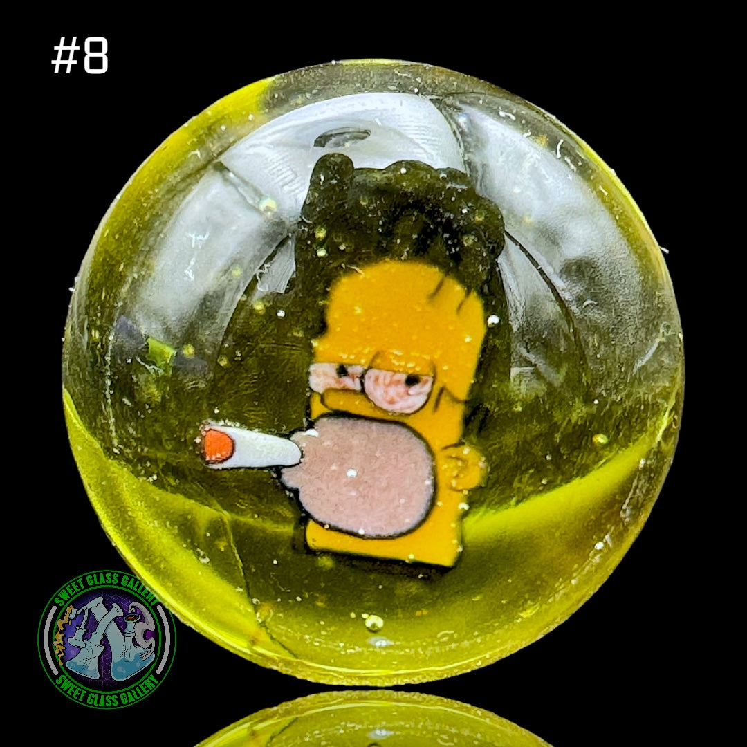 Keys Glass - Marble #8 - Homer The Simpsons