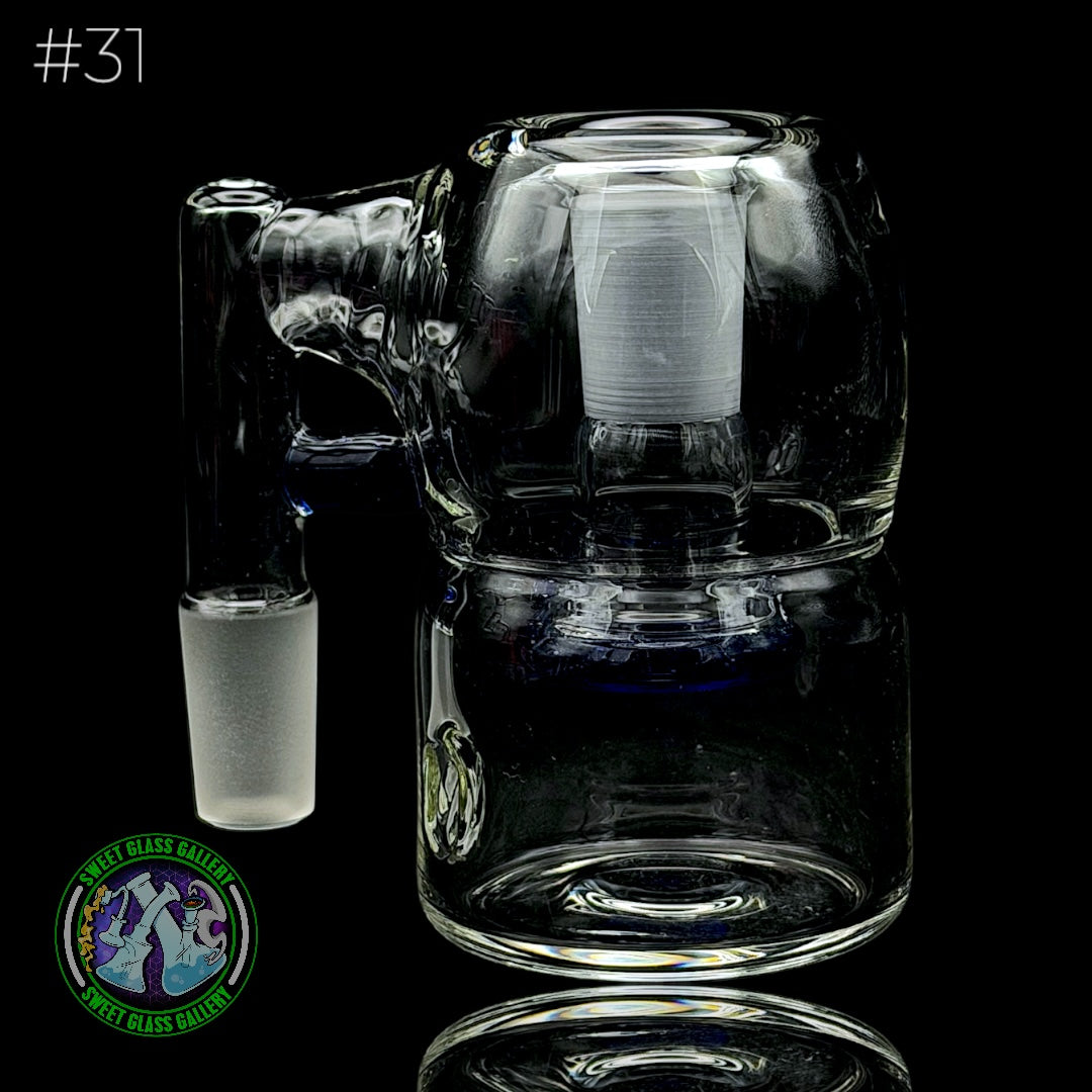 Fluid Glass - Ash Catcher 14mm - Dry #31 (Blue Blizzard)