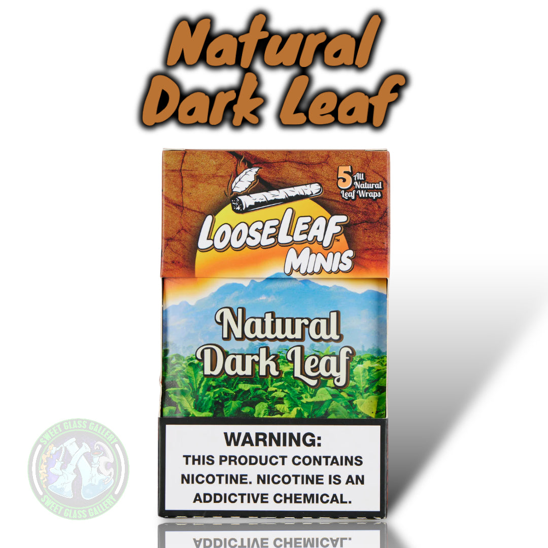 Loose Leaf Minis - All Natural Tobacco Leaf Wraps (5-Pack)
