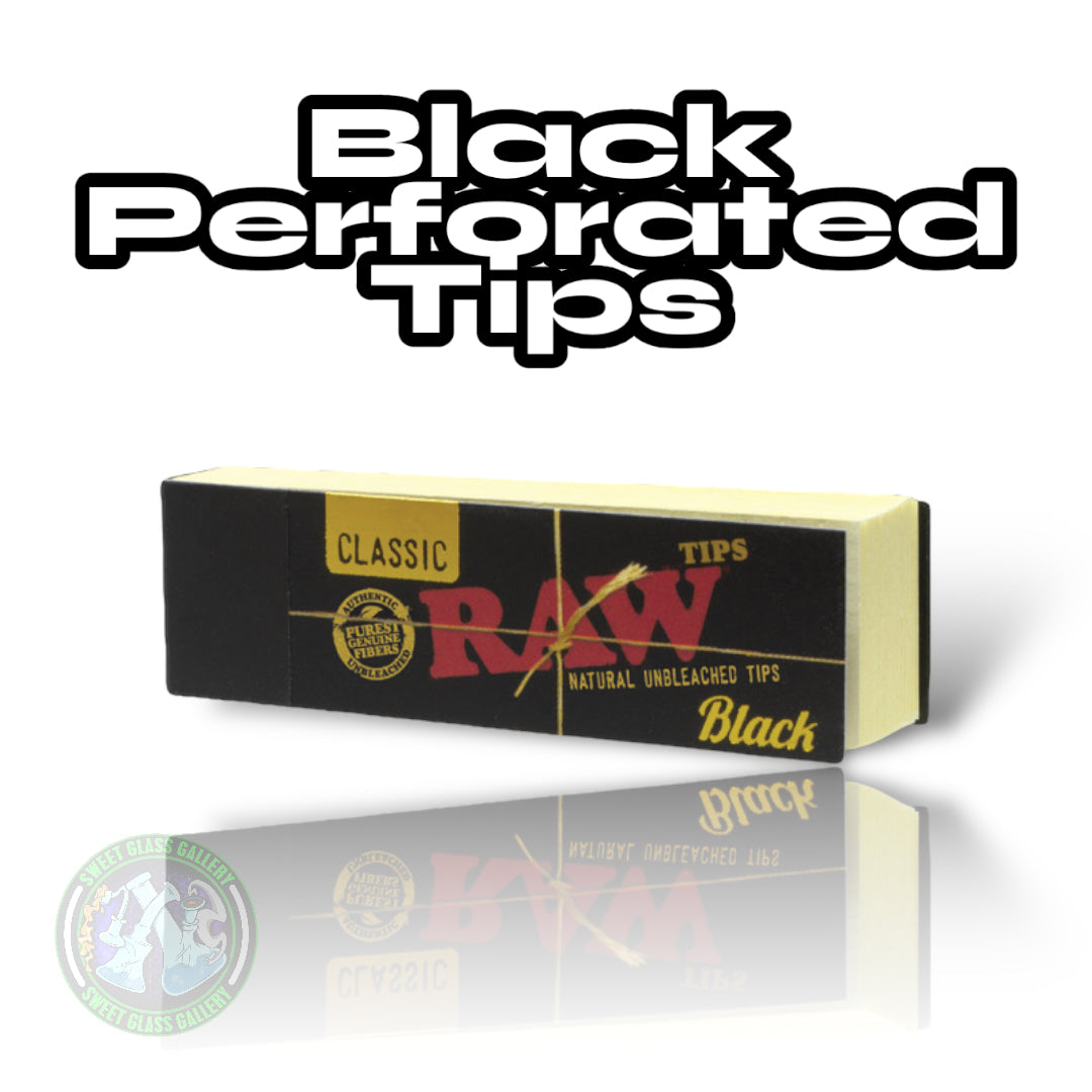 Raw - Black Perforated Tips