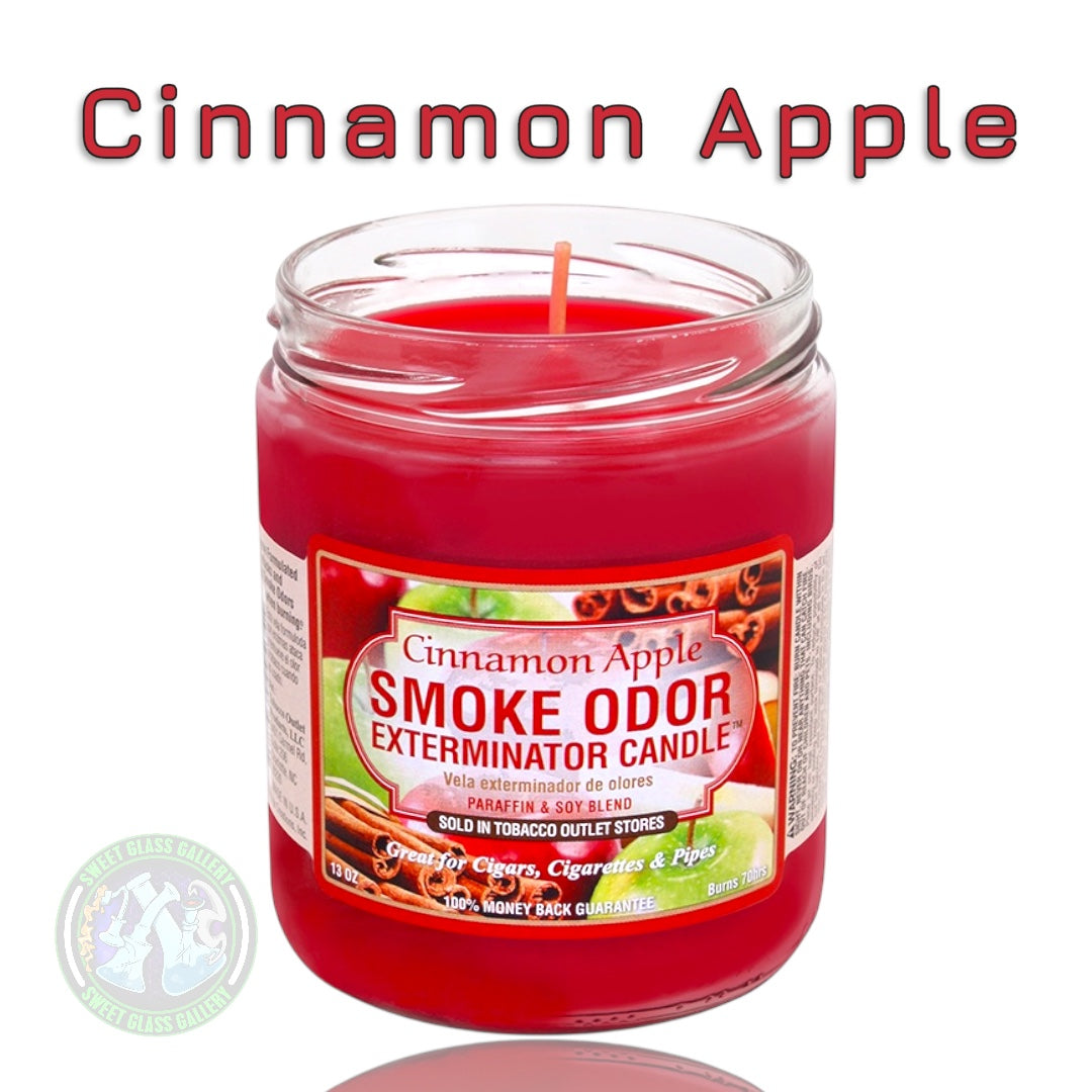 Smoke Odor Exterminator Candle - Cinnamon Apple Scent