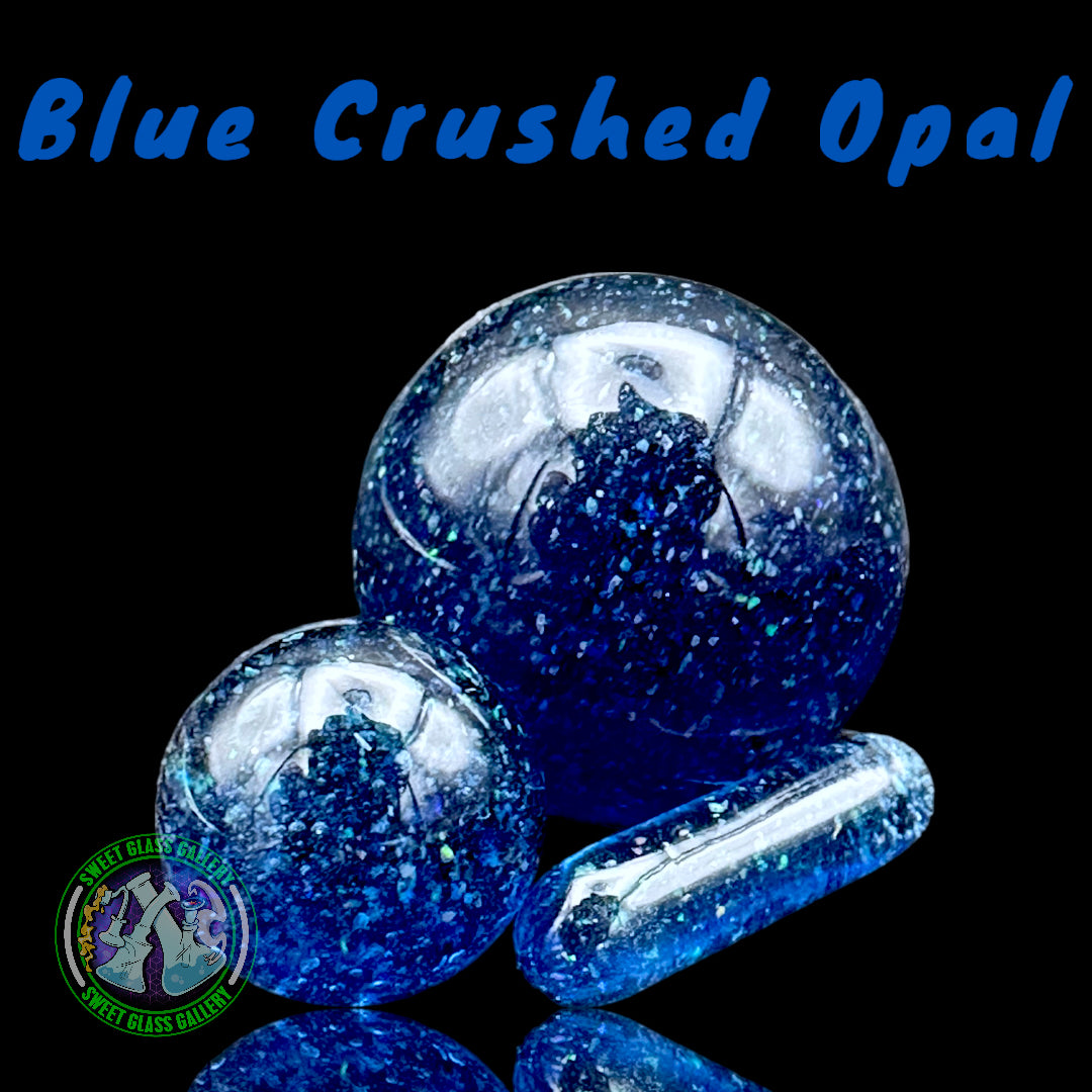 Nephilim Glass - 3-Piece Slurper Set (Blue Crushed Opal)