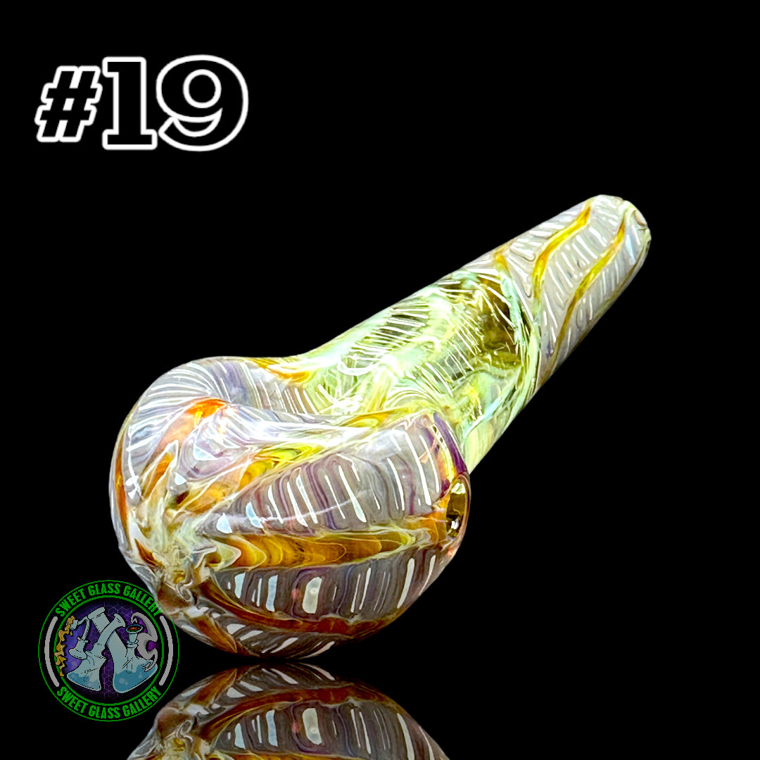 Daniel's Glass Art - German Glass Thick Hand Pipe #19