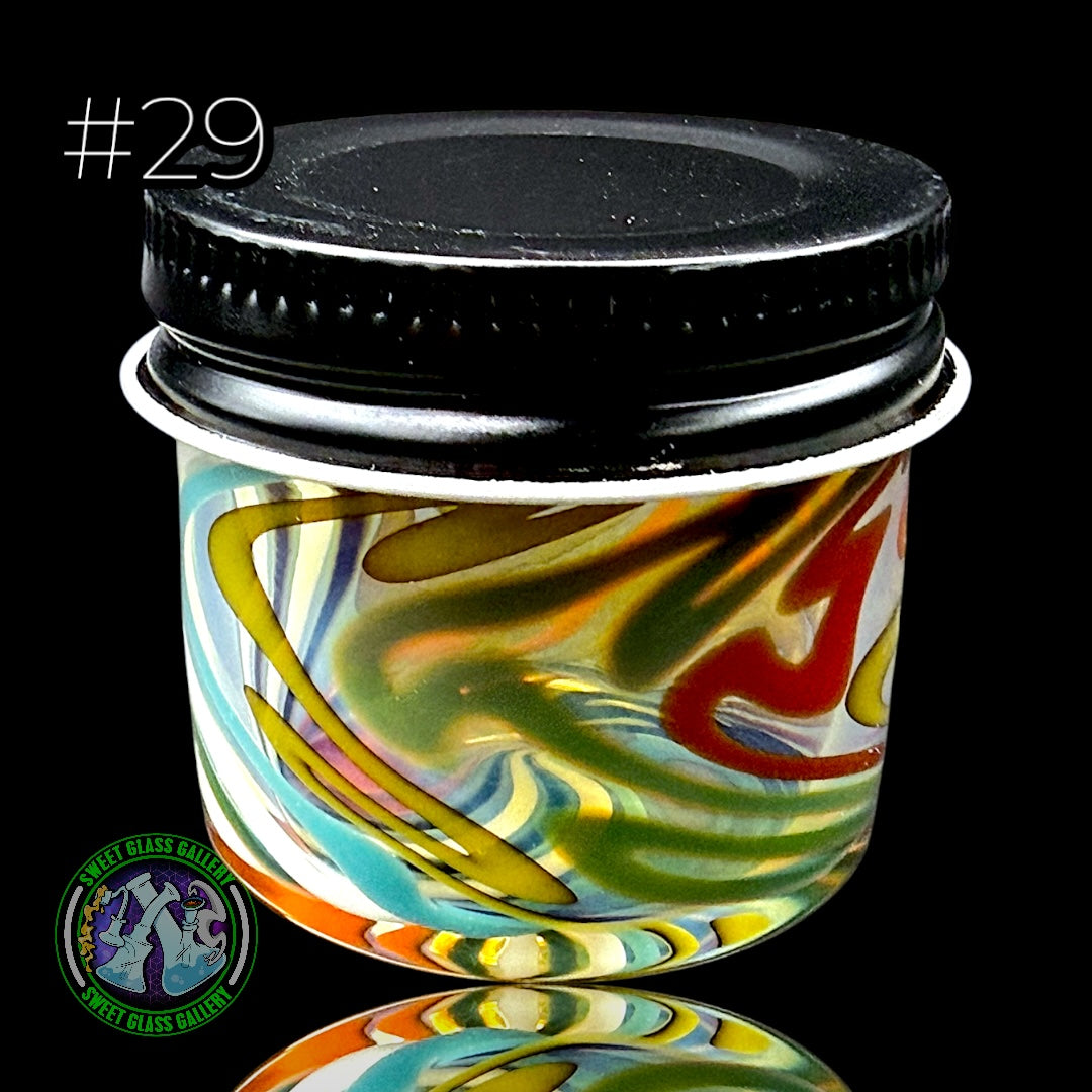 Ben’s Glass Art - Baller Jar #29 - Inside Out Tech