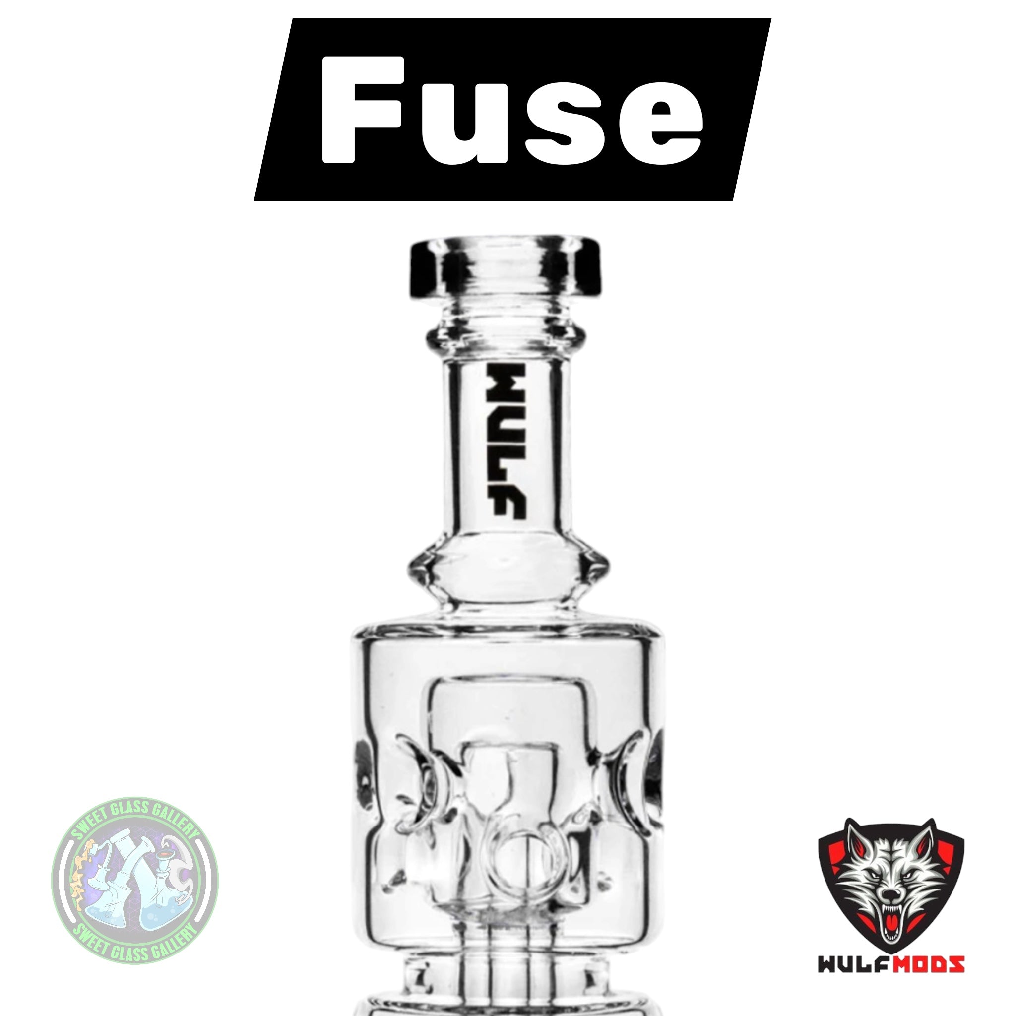 Wulf Mods - Puffco Attachment - Fuse - Clear