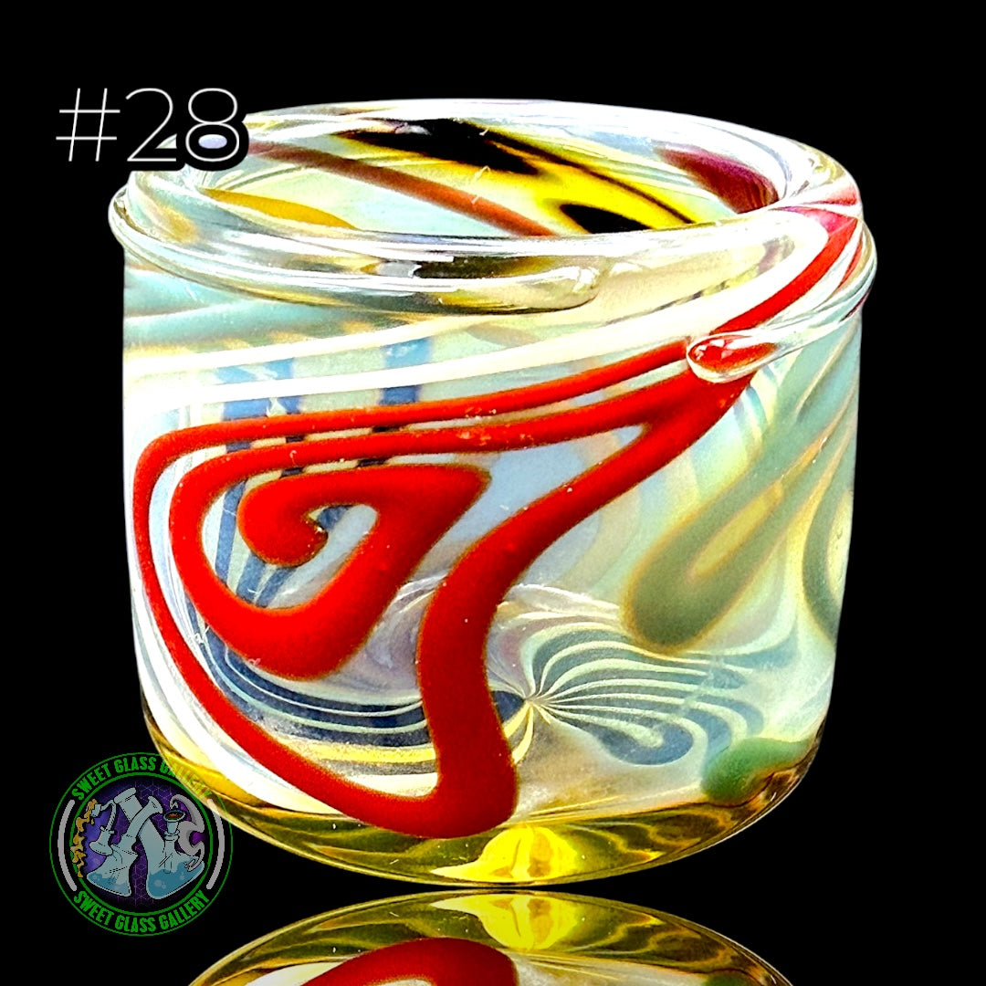 Ben’s Glass Art - Baller Jar #28 - Inside Out Tech