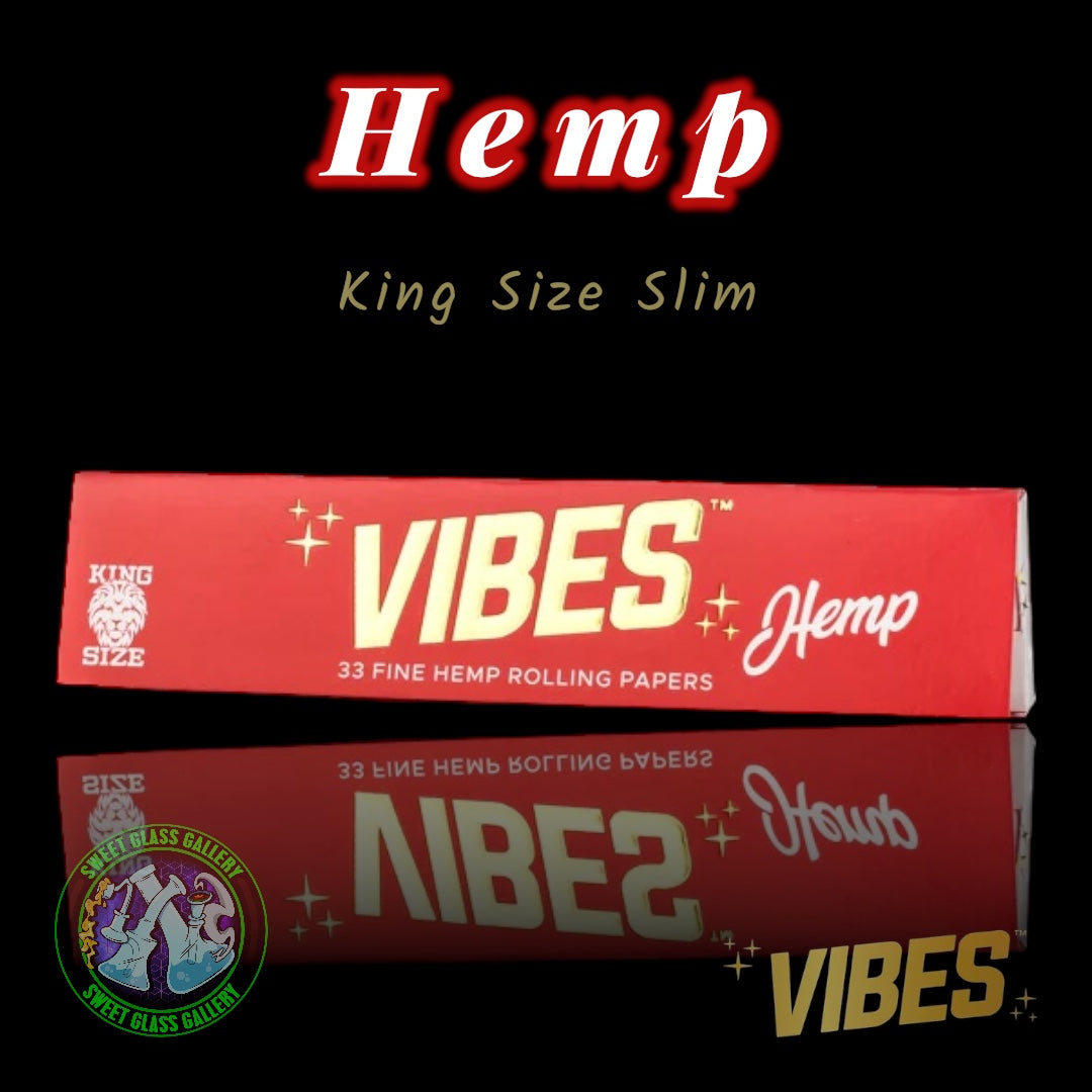 Vibes - Hemp King Size Slim Papers