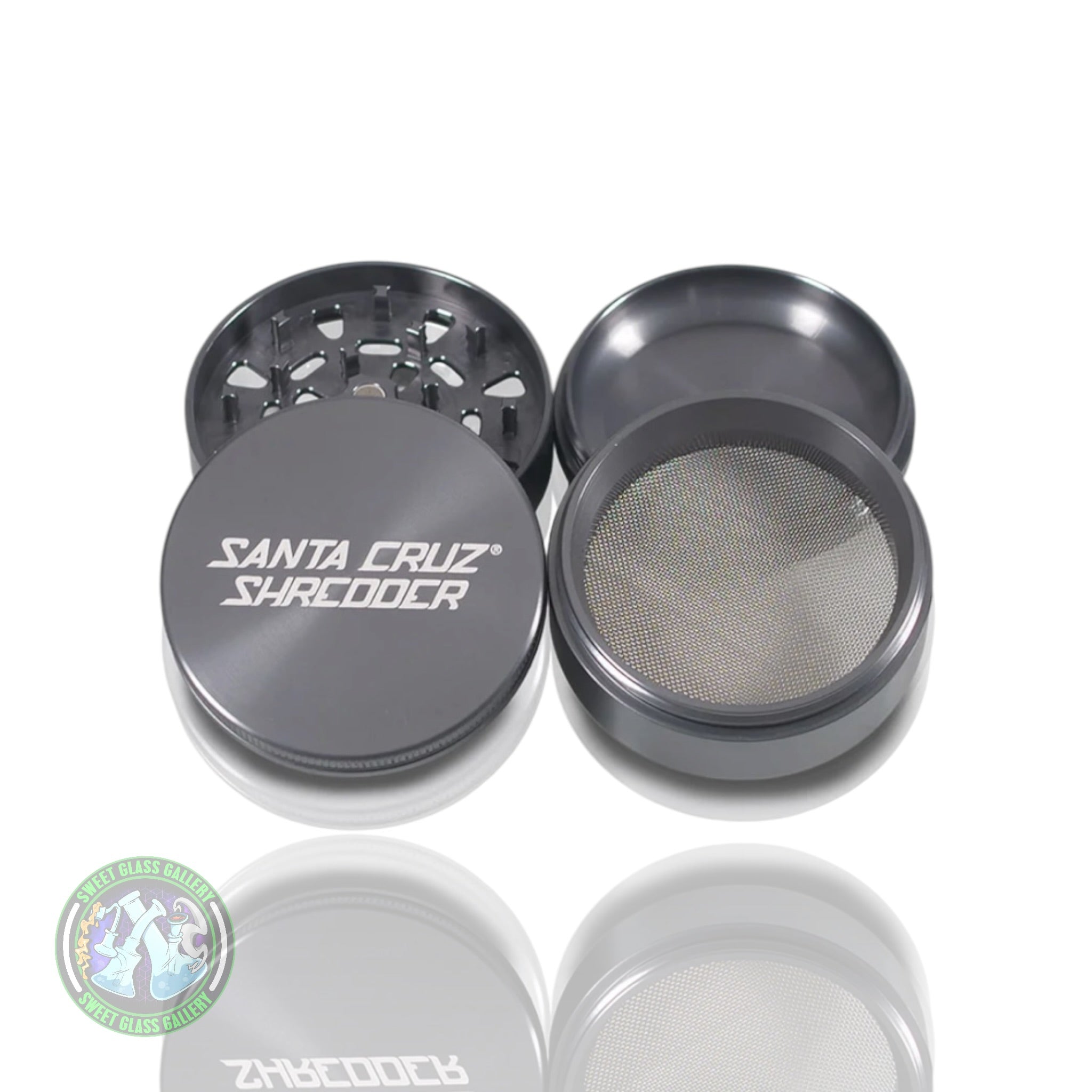 Santa Cruz Shredder - Large 4pc Grinder - Grey