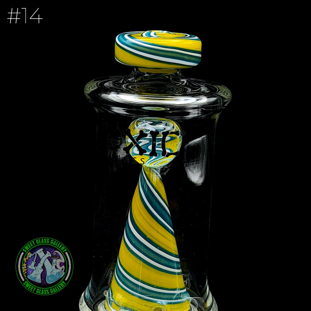 Toxic Glass - Focus V Carta Attachment #14 - Wigwag Blue, Yellow & White