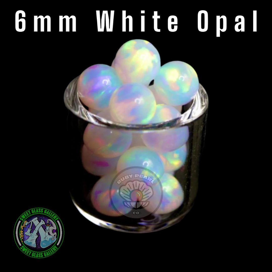 Ruby Pearl Co - White Opal Terp Pearl 6mm