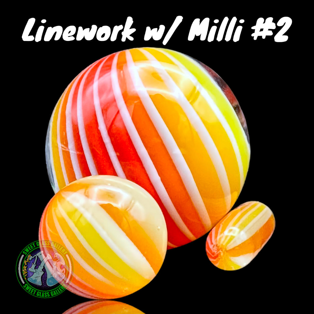 Whitlock Glass - 3-Piece Slurper Set (Linework w/ Milli) #2