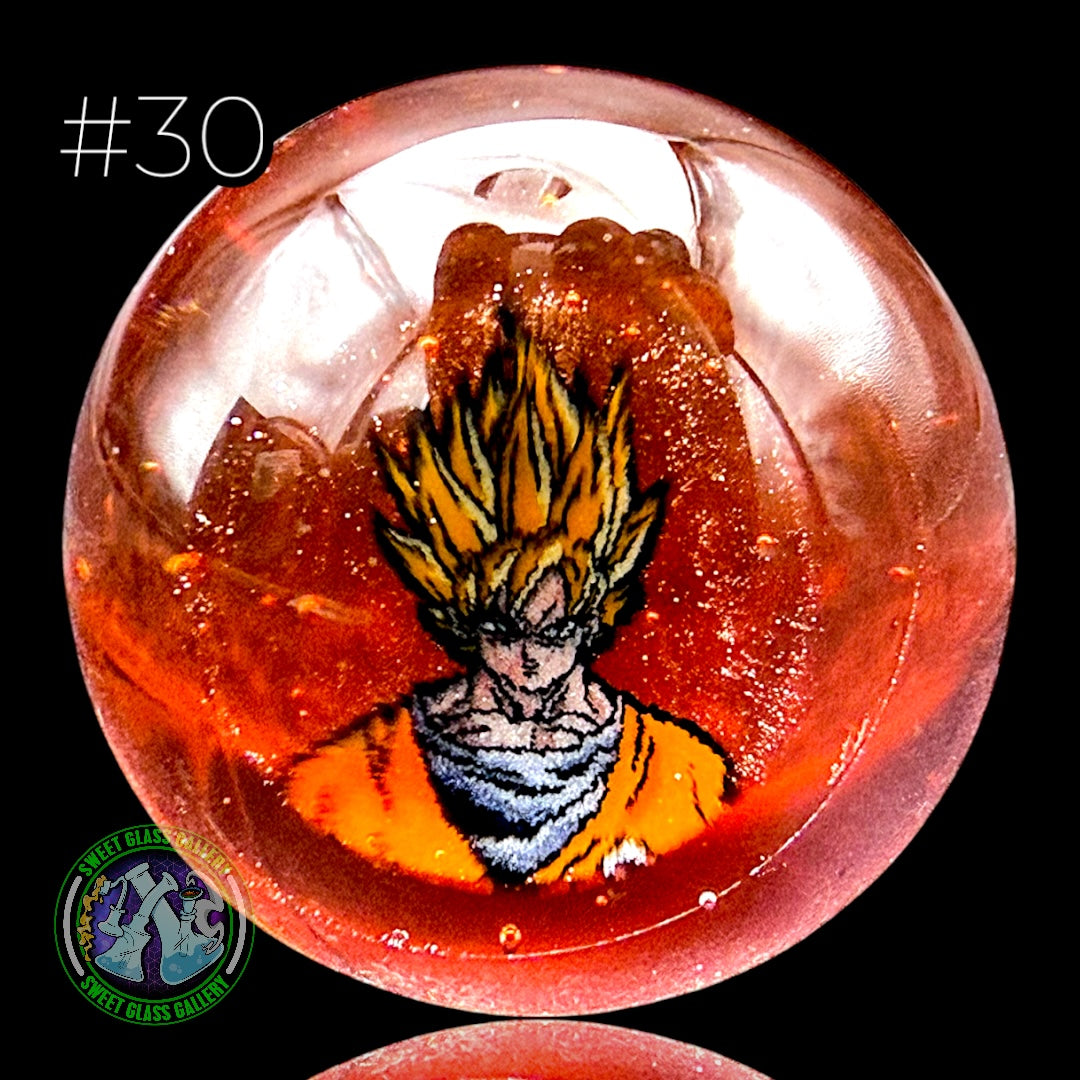 Keys Glass - Marble #30 - Goku Dragon Ball Z