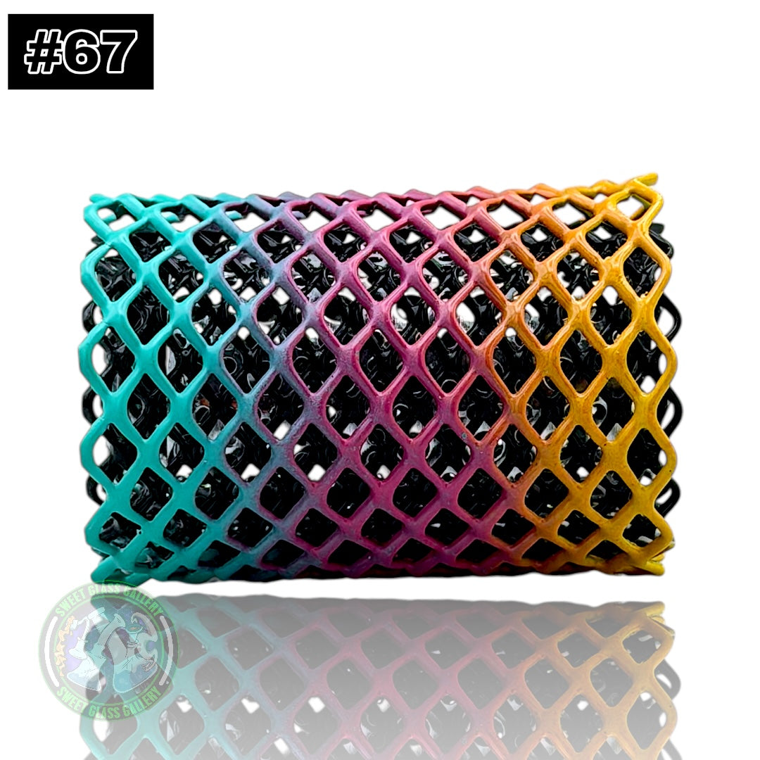Mamba Guardzz - Heat Cage #67 - Blazer GT8000 Guard (Teal, Pink & Yellow)