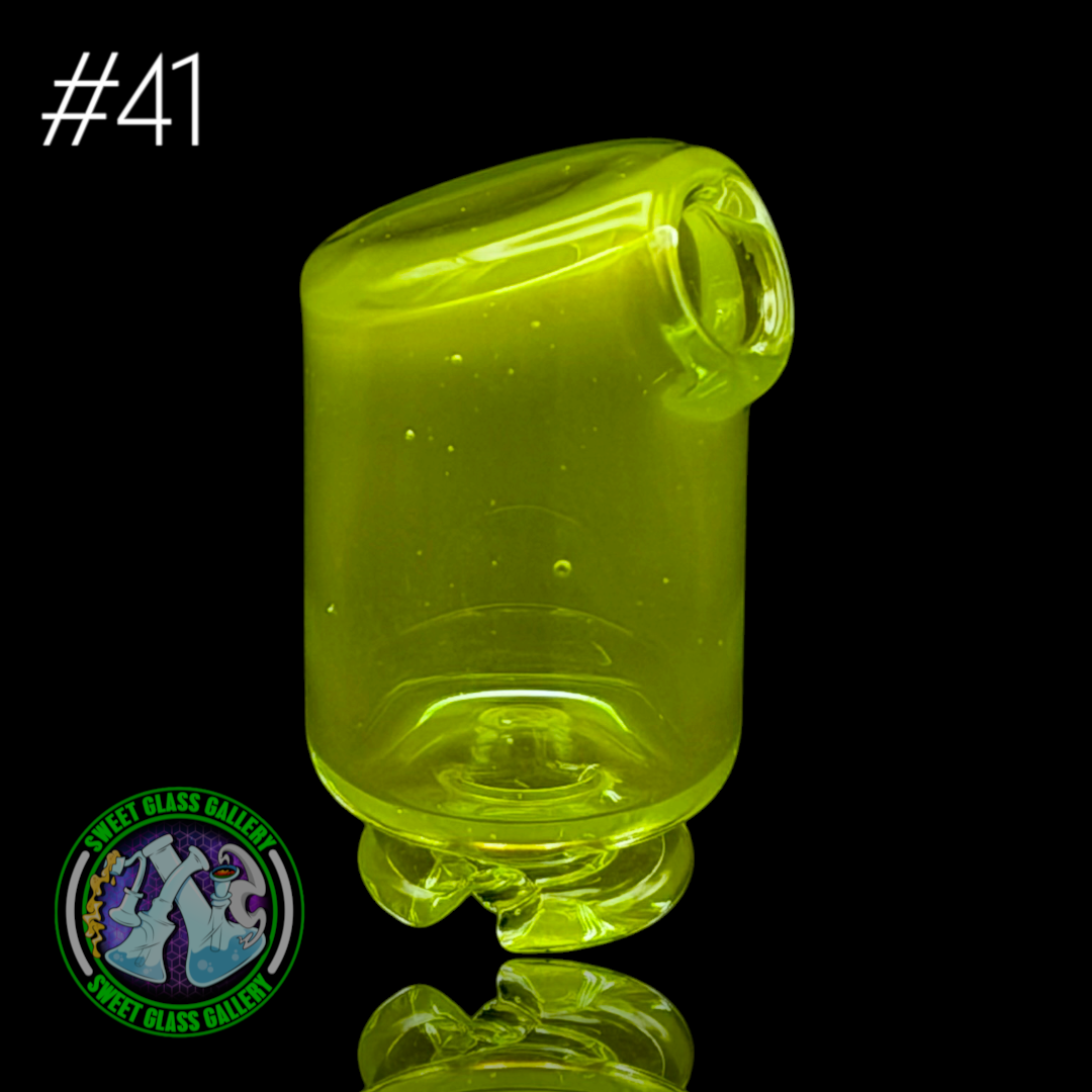 Kizmit Glass - Puffco Pivot Top #41 - Ghosted Timber