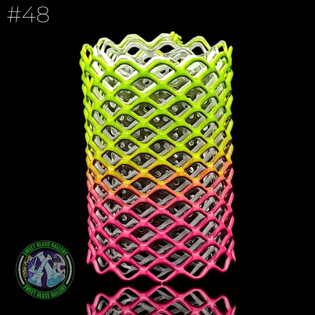 Mamba Guardzz - Heat Cage #48 Blazer Torch Guard (Ghost Series - Green & Pink)