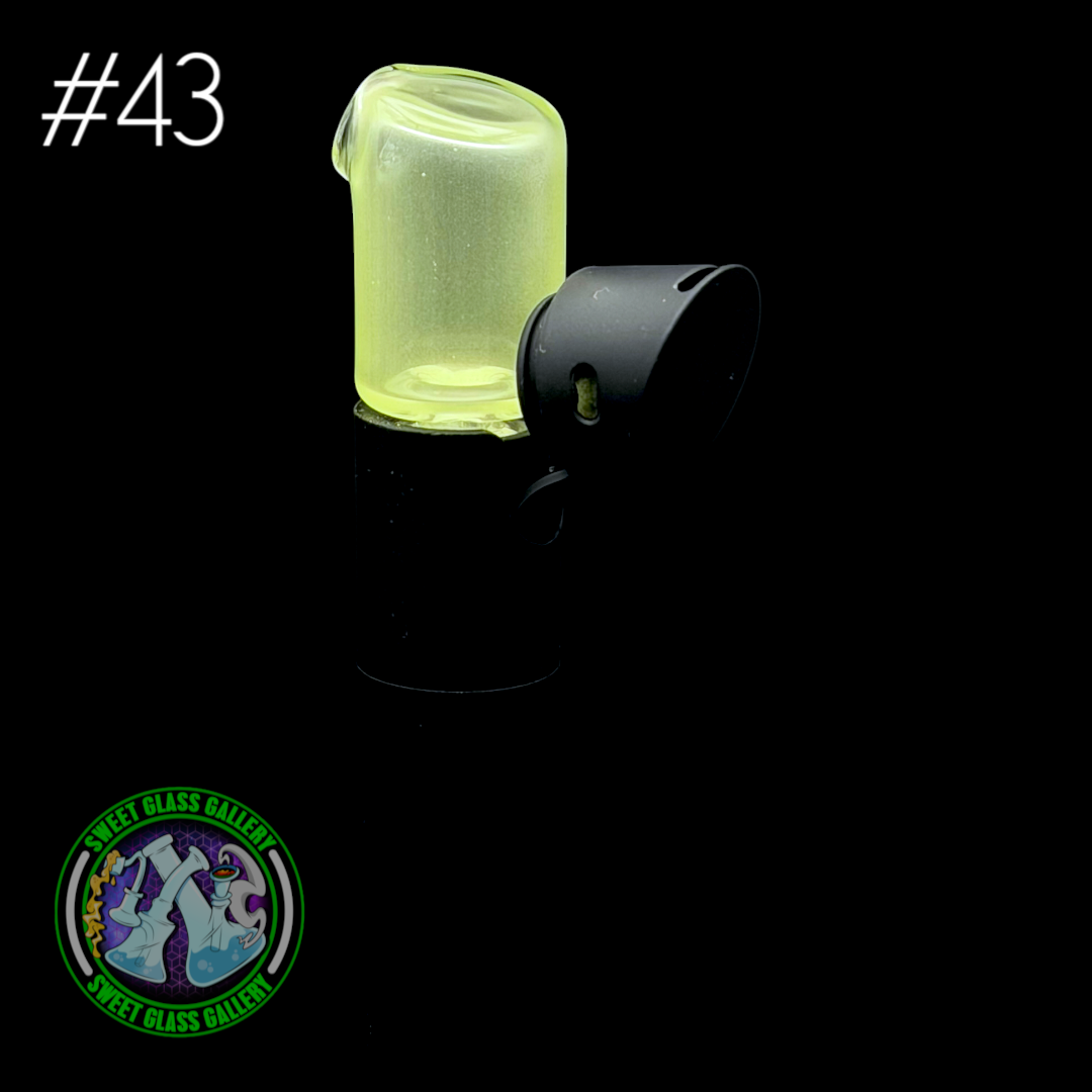 Kizmit Glass - Puffco Pivot Top #43 - Ghostidote