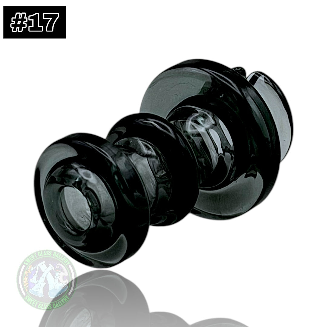 Rone Glass -Puffco Pivot Top #17 - Transparent Black