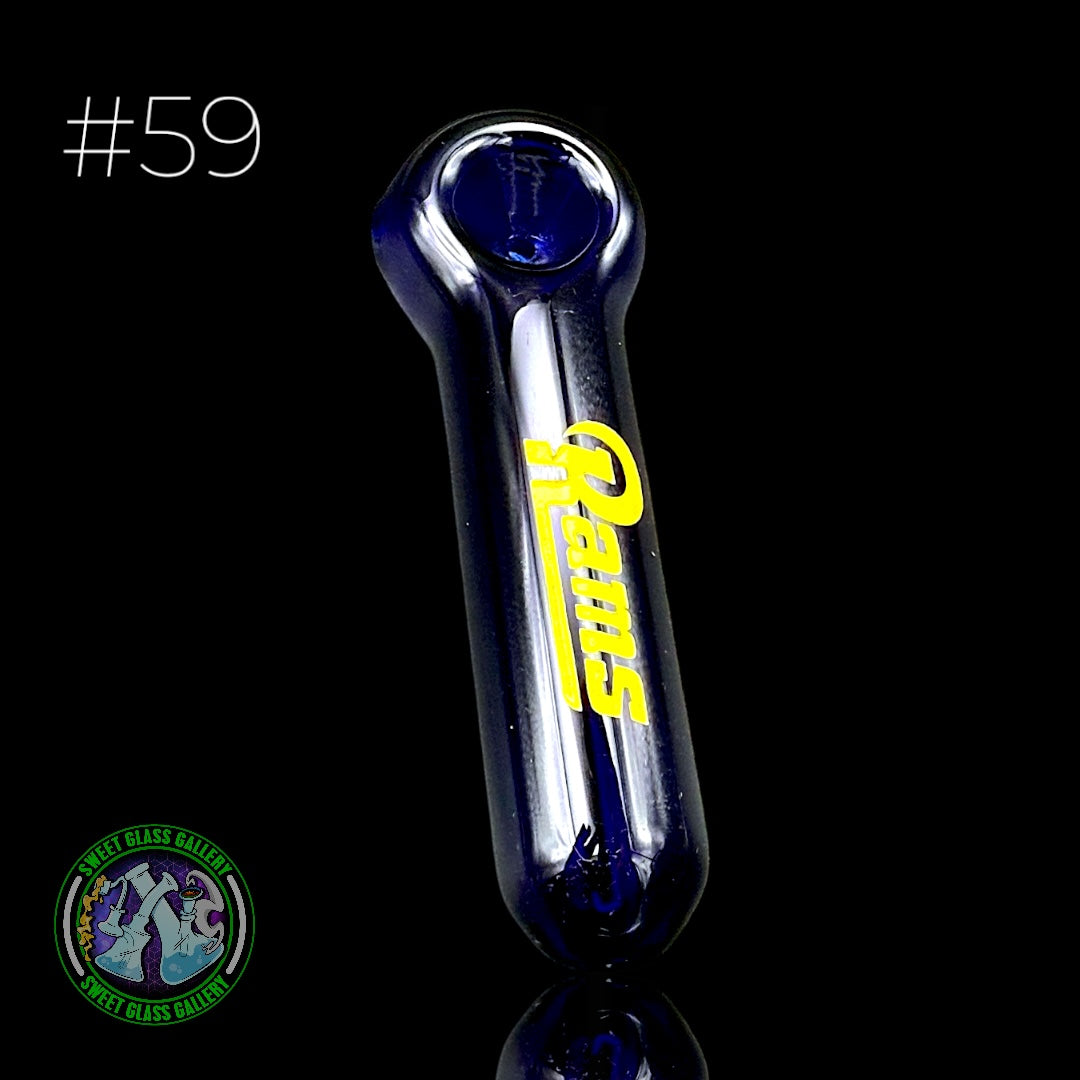 Daniel's Glass Art - Dry Pipe #59 (Rams)