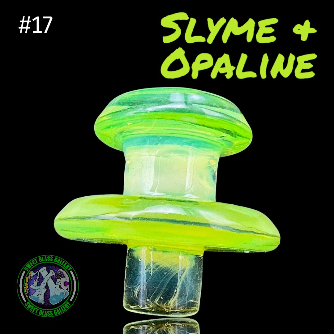 Camp Fire Quartz - Control Tower Cap #17 - Slyme & Opaline