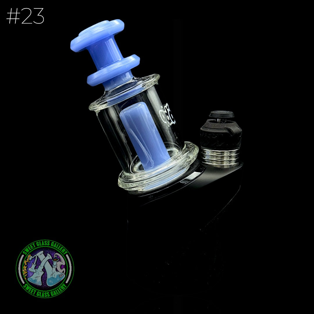 Dōp Glass - Puffco Attachment - Chug Milky Blue #23