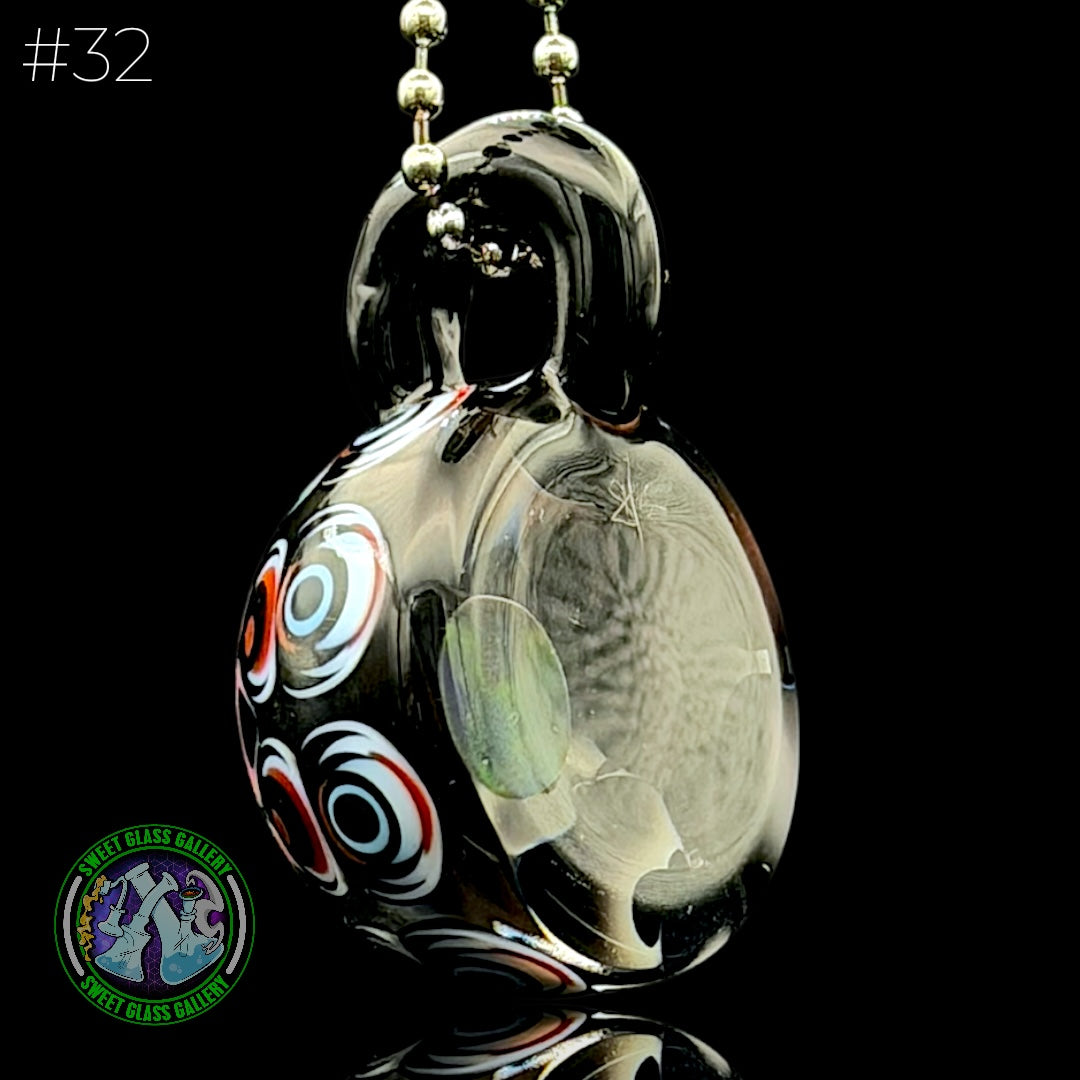 Steve H Glass - Pendant #32 - Dot Stack