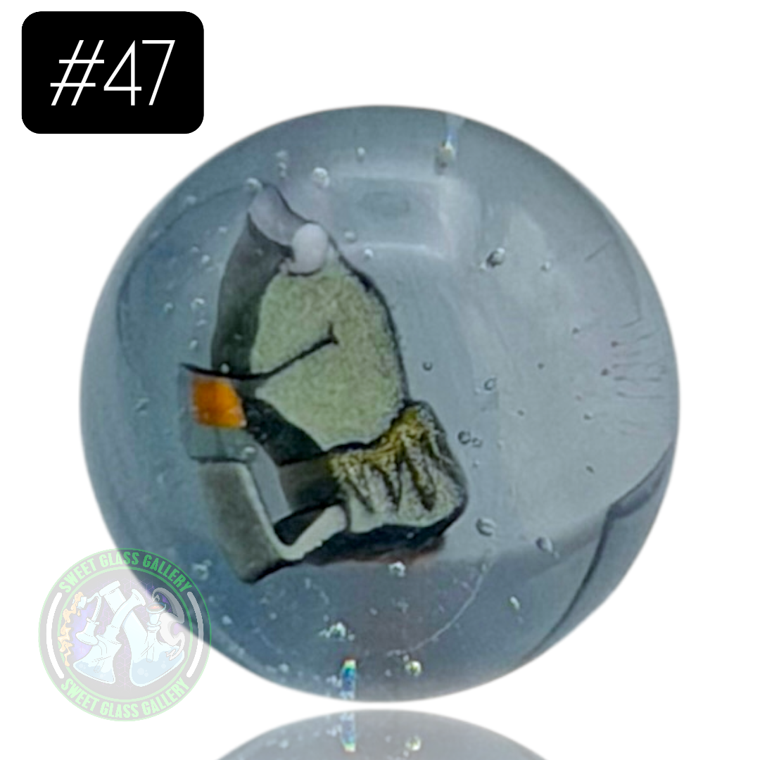 Keys Glass - Marble #47 (Kermit - Meme)