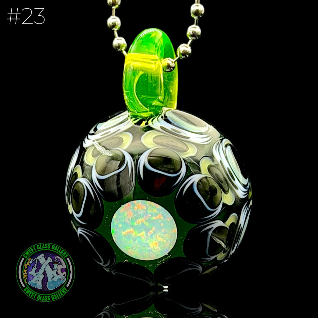 Steve H Glass - Pendant #23 - Dot Stack