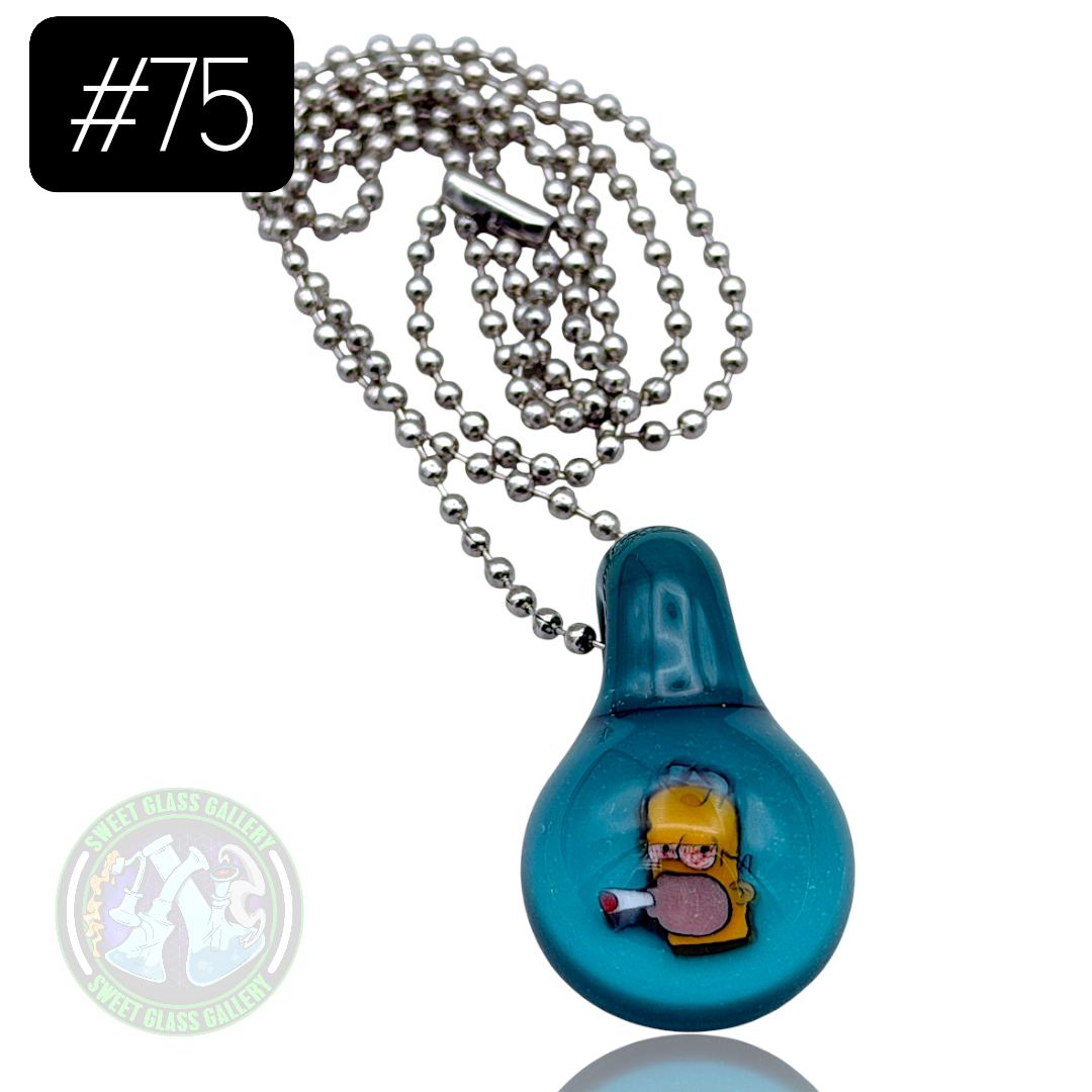 Keys Glass - Pendant #75 (Homer - The Simpsons)