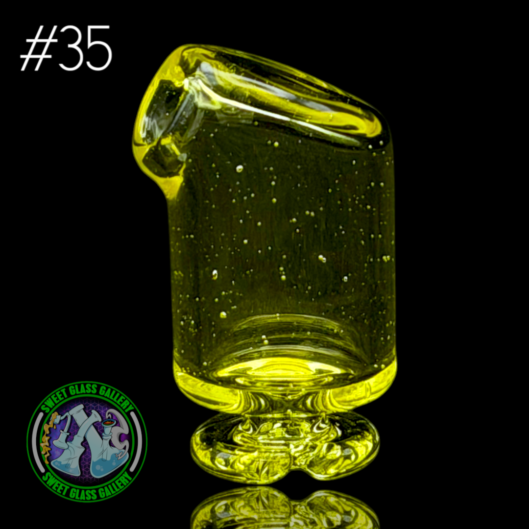 Kizmit Glass - Puffco Pivot Top #35 - Citron