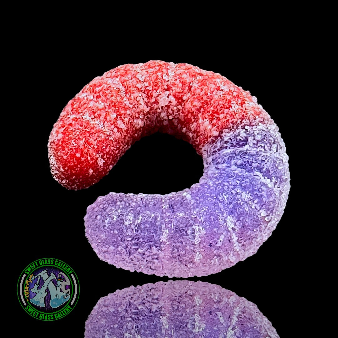 Emperial Glass - Marble/Cap Stand #1 - Sour Gummy Worm