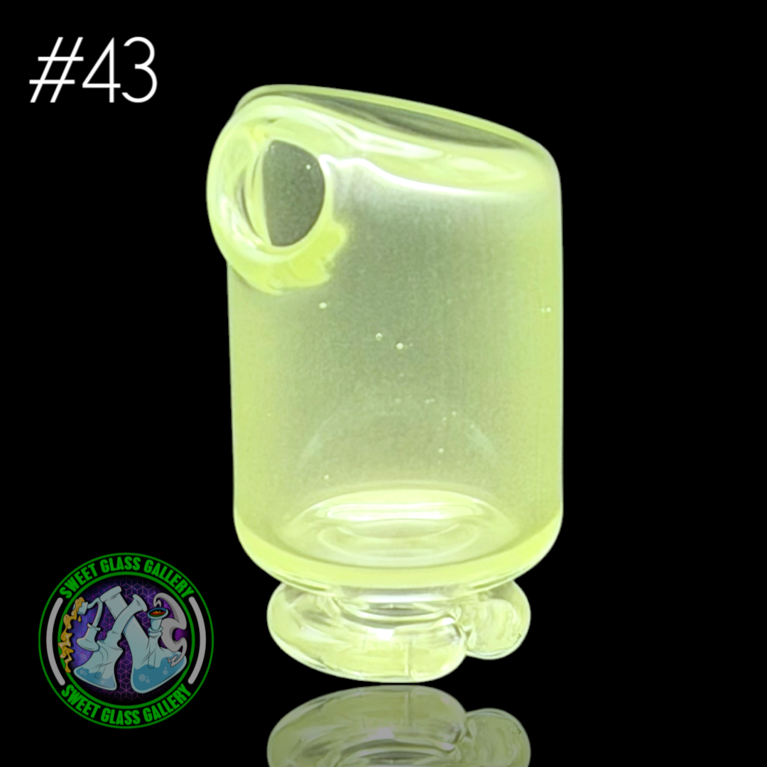 Kizmit Glass - Puffco Pivot Top #43 - Ghostidote