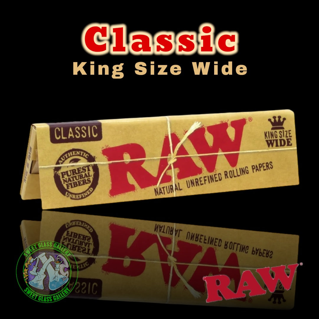 Raw - Classic King Size Wide Papers