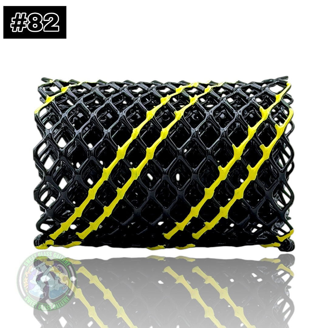 Mamba Guardzz - Heat Cage #82 - Blazer GT8000 Guard (Black w/ Yellow Stripes)