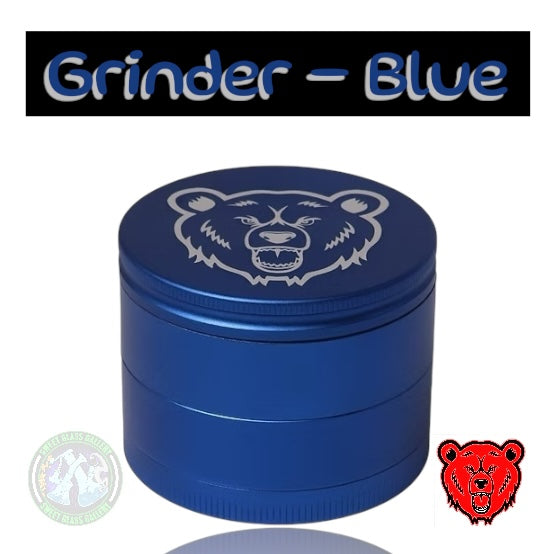 Bear Quartz - Aluminum 4pc Grinder 60mm - Blue