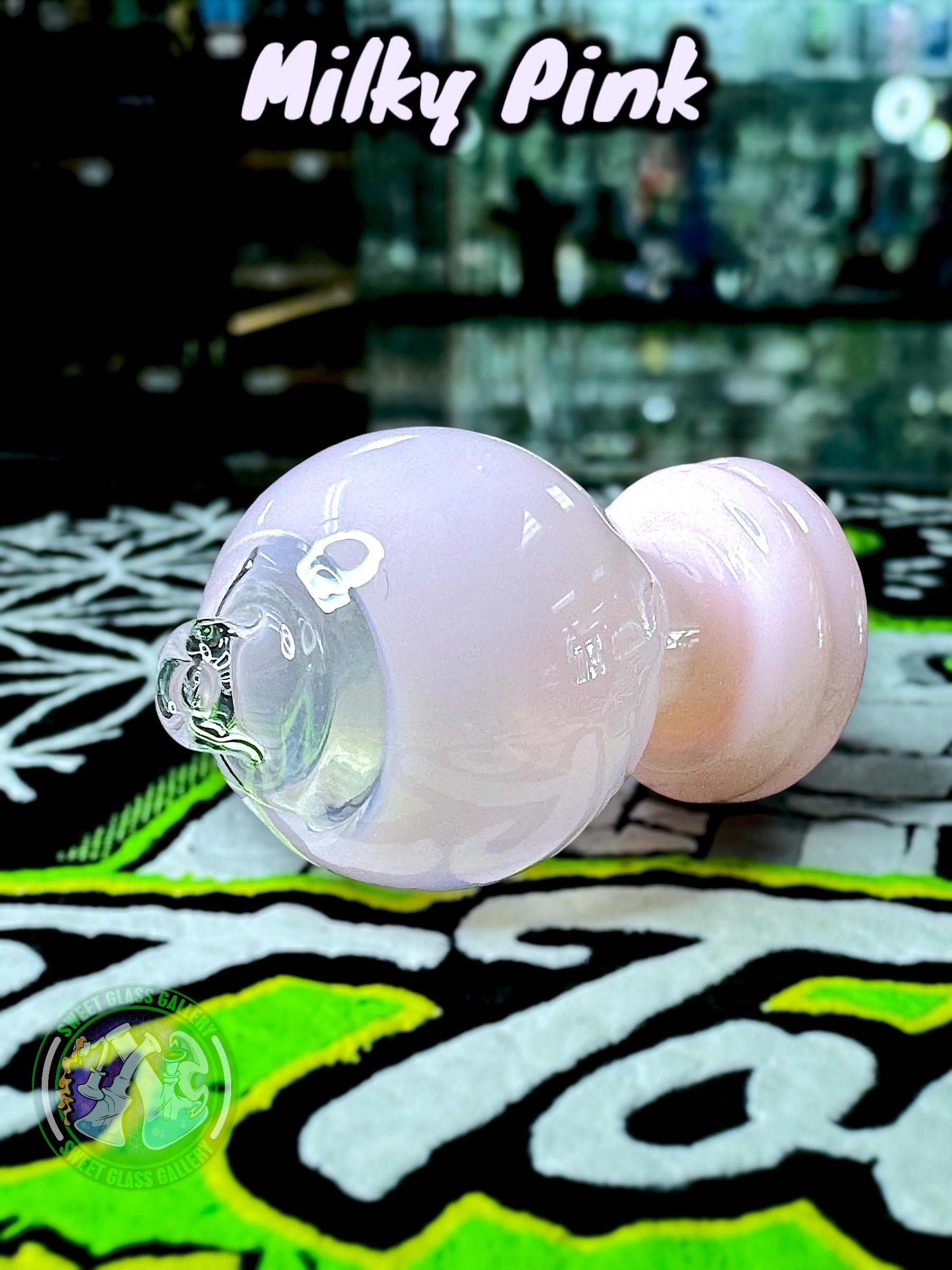 Zach Harrison - Bubble Carb Cap For Puffco & Carta (Milky Pink)