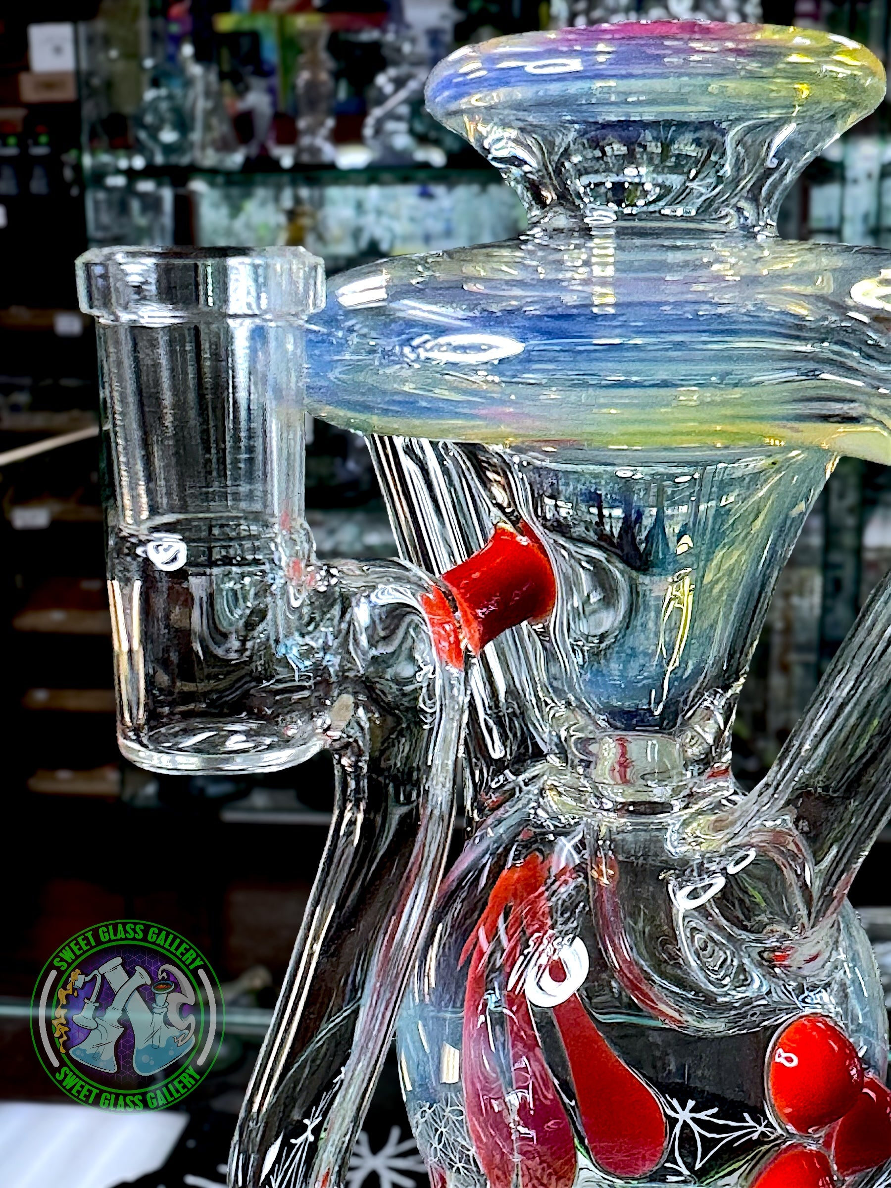 Uzzi Glass - Rig #3 - Klein Recycler (Poppy)