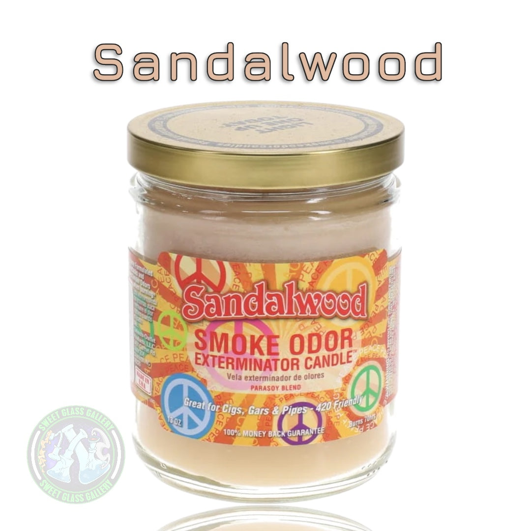 Smoke Odor Exterminator Candle - Sandalwood Scent
