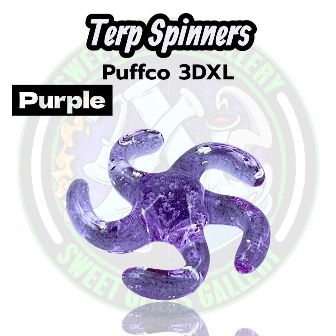 Yarbi Glass - Terp Spinners - Puffco 3DXL - Purple