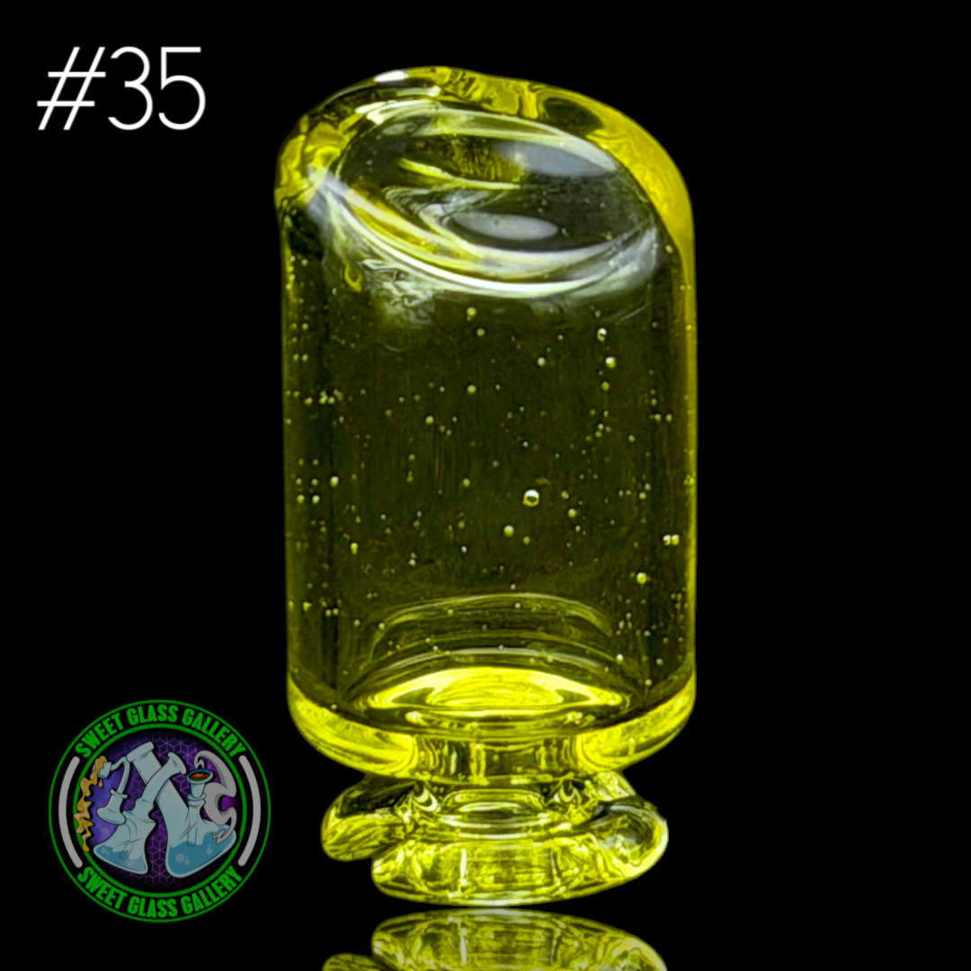 Kizmit Glass - Puffco Pivot Top #35 - Citron