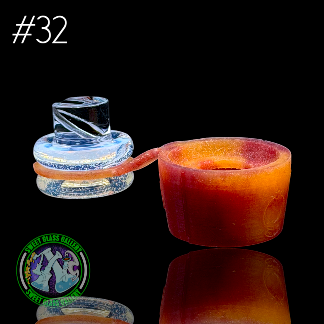 One Trick Pony - Rockulus Tether #32 - Puffco Peak Pro 3DXL - Red/Orange