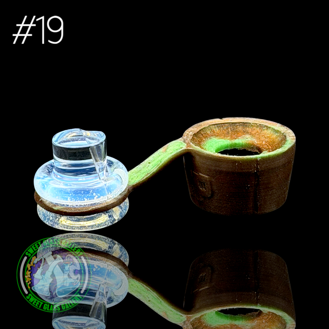 One Trick Pony - Rockulus Tether #19 - Puffco Peak Pro 3DXL - Caramel/Green Apple
