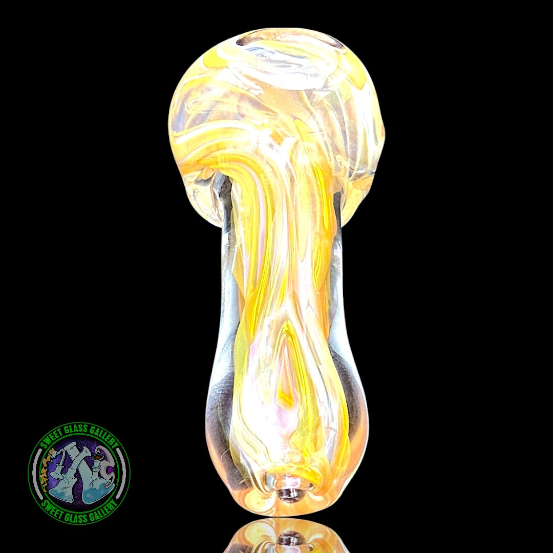 Daniel's Glass Art - Dry Pipe #2 - Gold Fumed