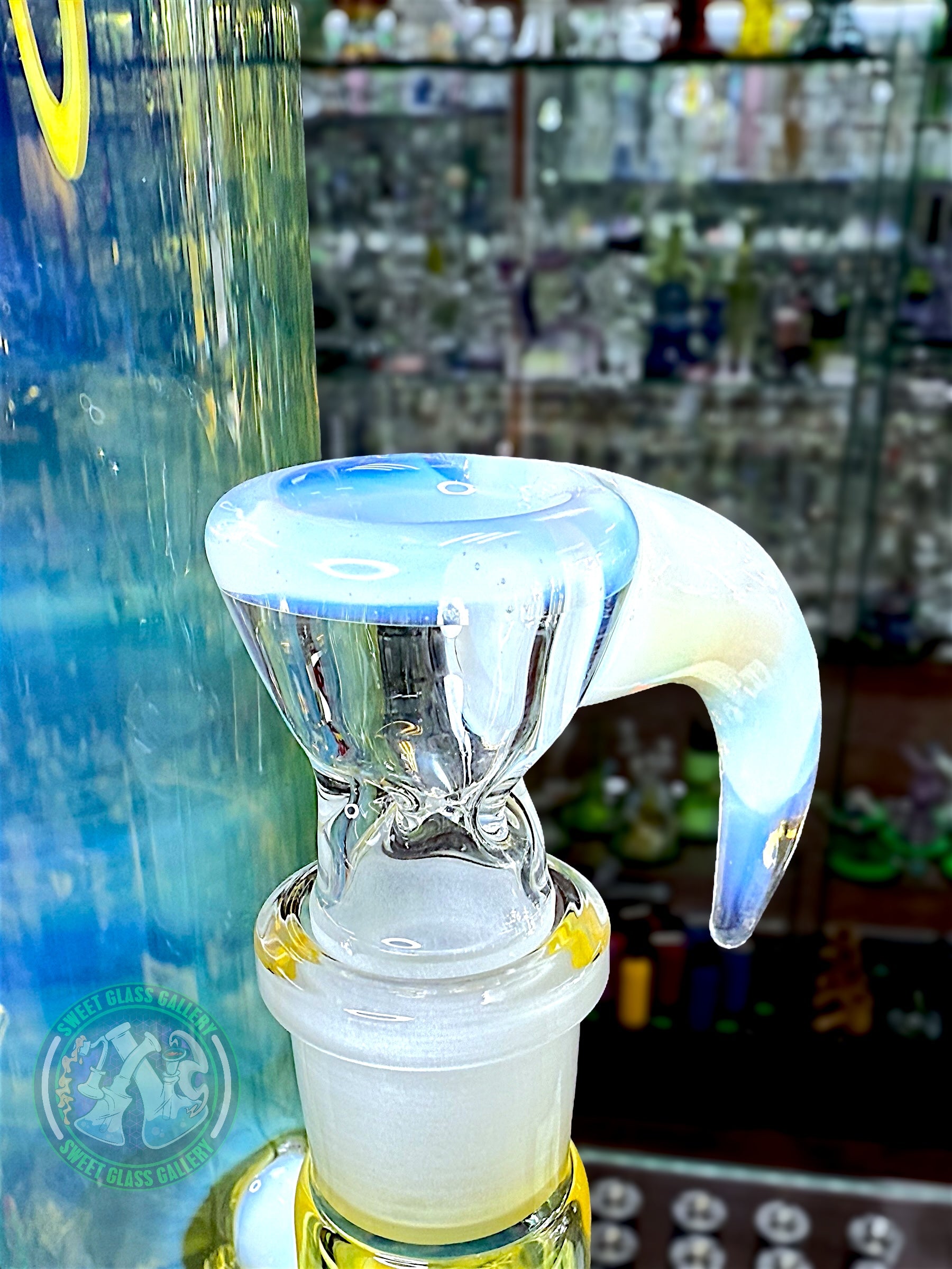 Fluid Glass - Tube #2 - Large Fumed Head Banger (Ghost)