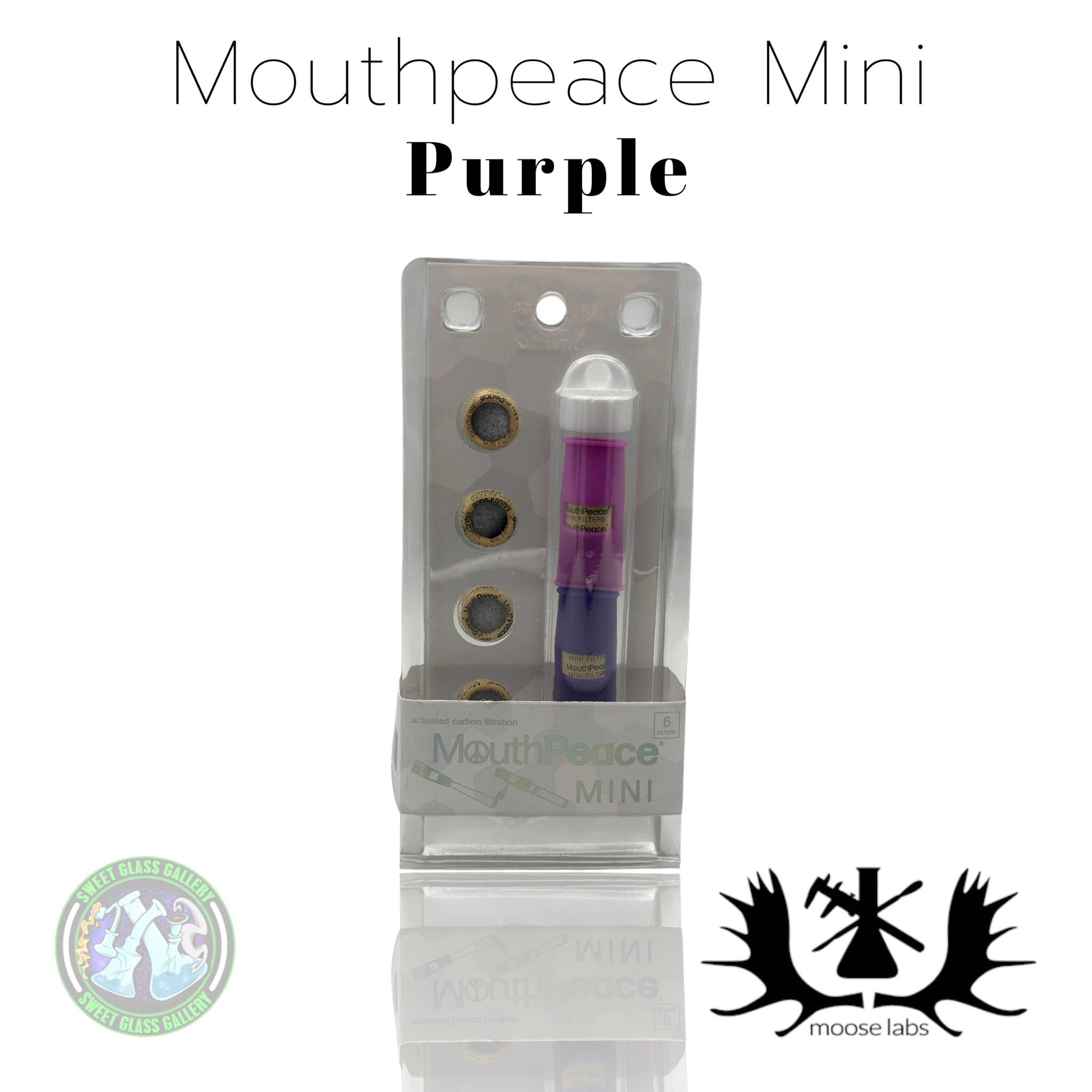 Moose Labs - Mouthpiece Mini - Purple + Dark Purple