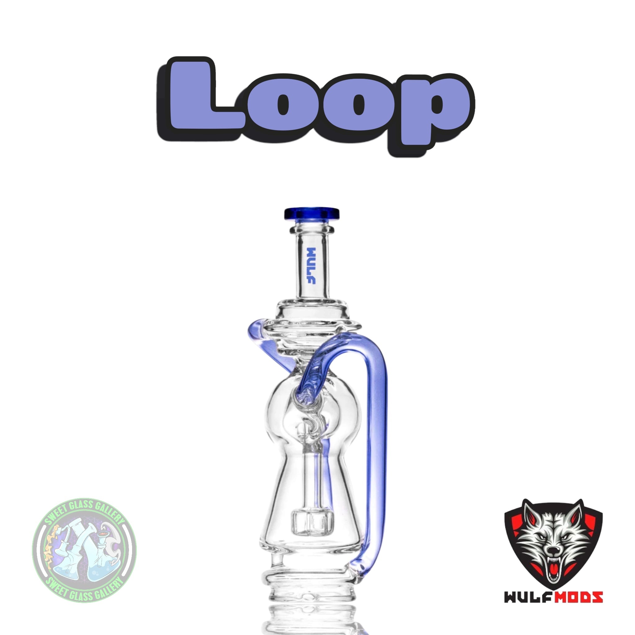 Wulf Mods - Puffco Attachment - Loop - Blue