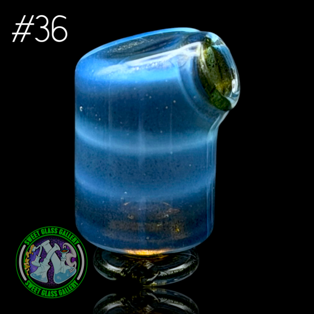 Kizmit Glass - Puffco Pivot Top #36 - Opal Jackpot