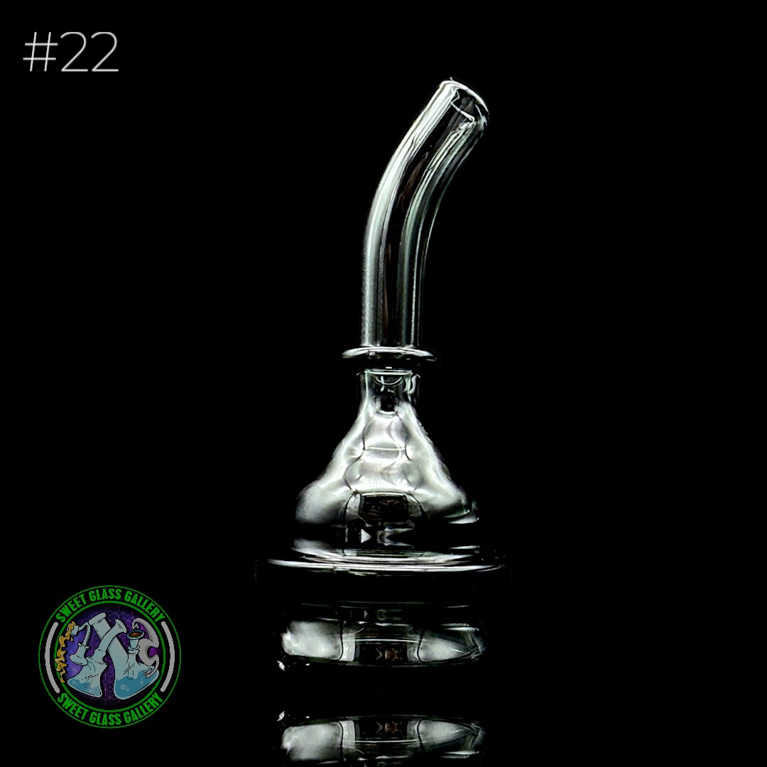 Zach Harrison - Puffco Peak Attachment #22 - Short Path Sipper Dry (Transparent Black)