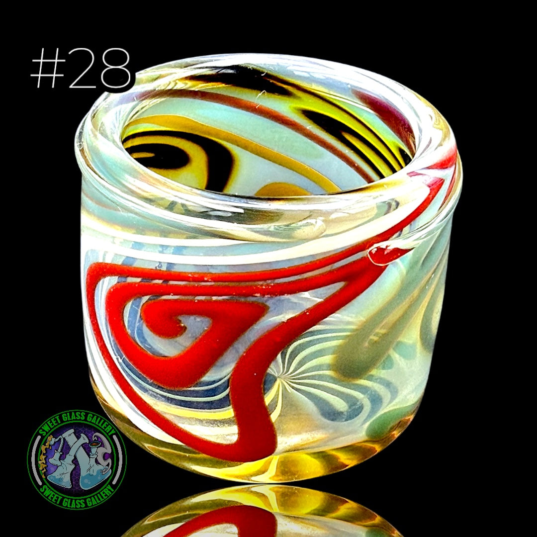 Ben’s Glass Art - Baller Jar #28 - Inside Out Tech