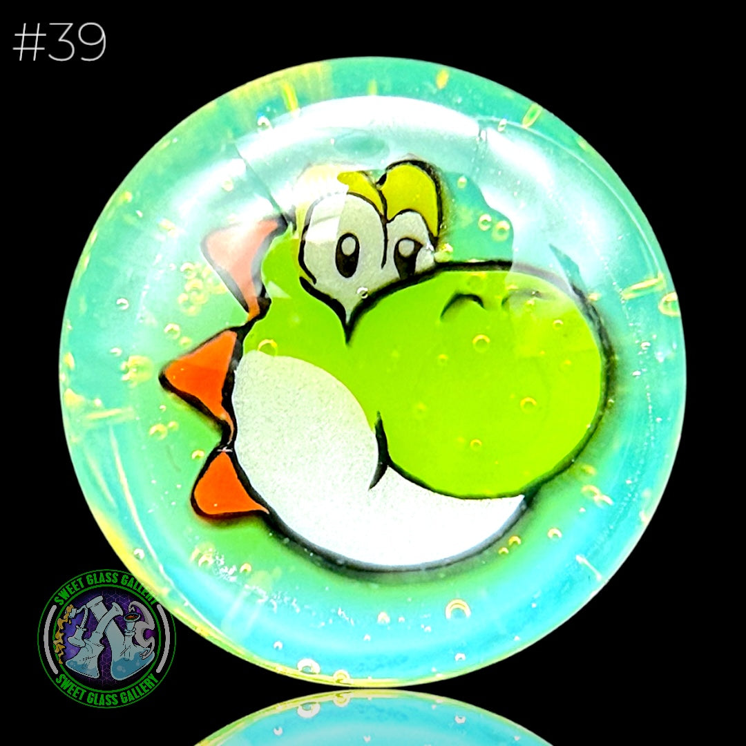 Keys Glass - Marble #39 (Yoshi - Super Mario Bros)