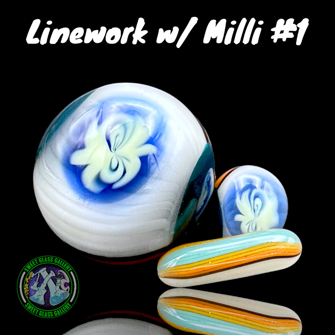 Whitlock Glass - 3-Piece Slurper Set (Linework w/ Milli) #1